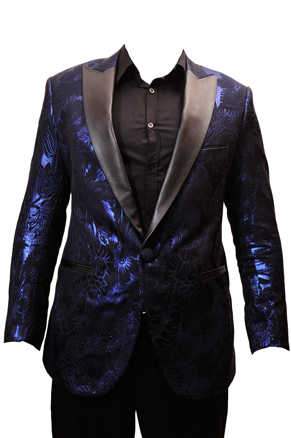 Perfect midnight blue floral tuxedo jacket Nairobi Kenya