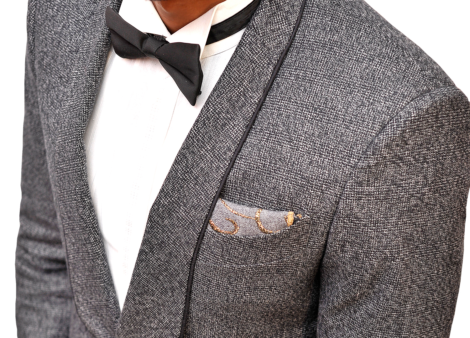 Complementary Italian fabric pocket square