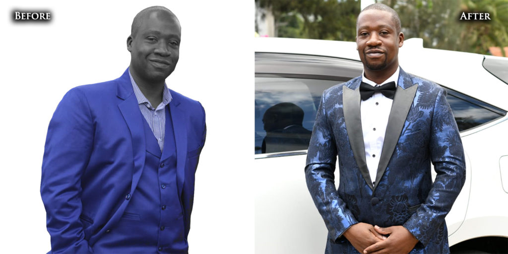 Dinner jacket to wedding in Nairobi Kenya