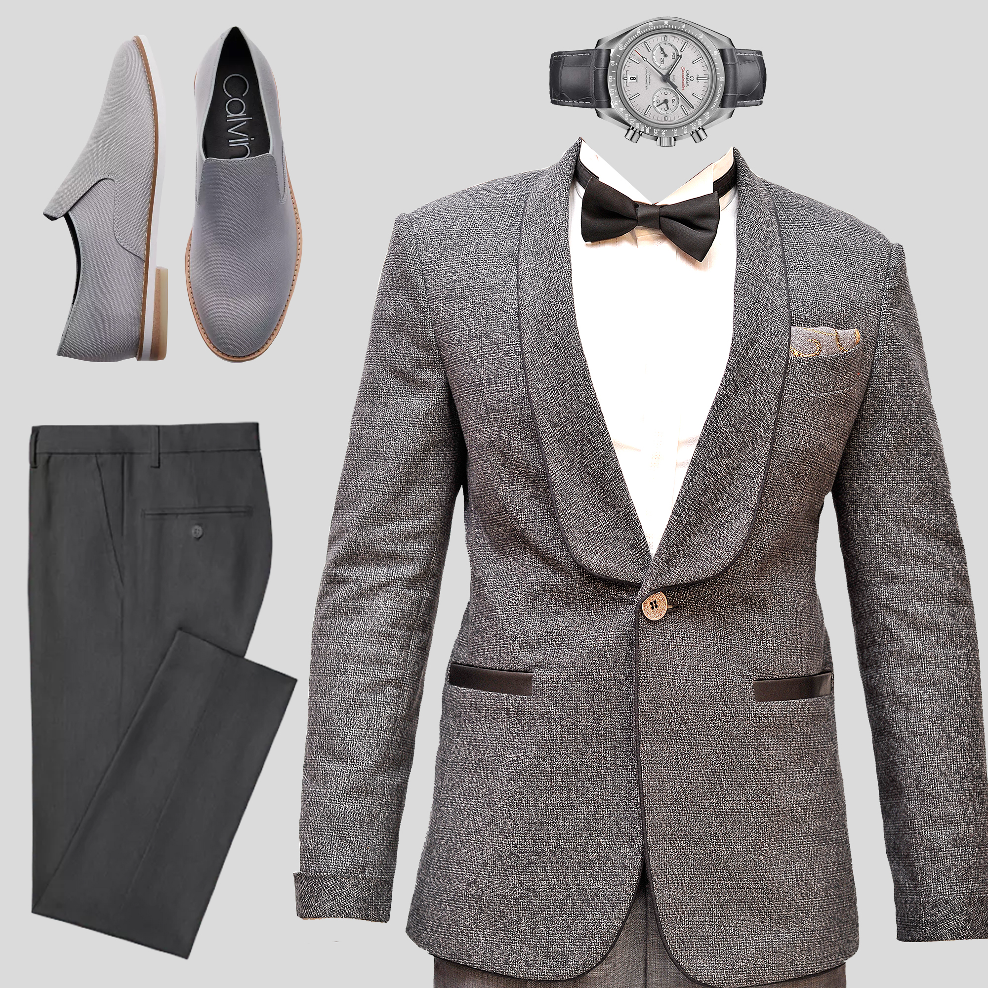 Grey designer outfits for men in Nairobi Kenya - Men's designer clothes