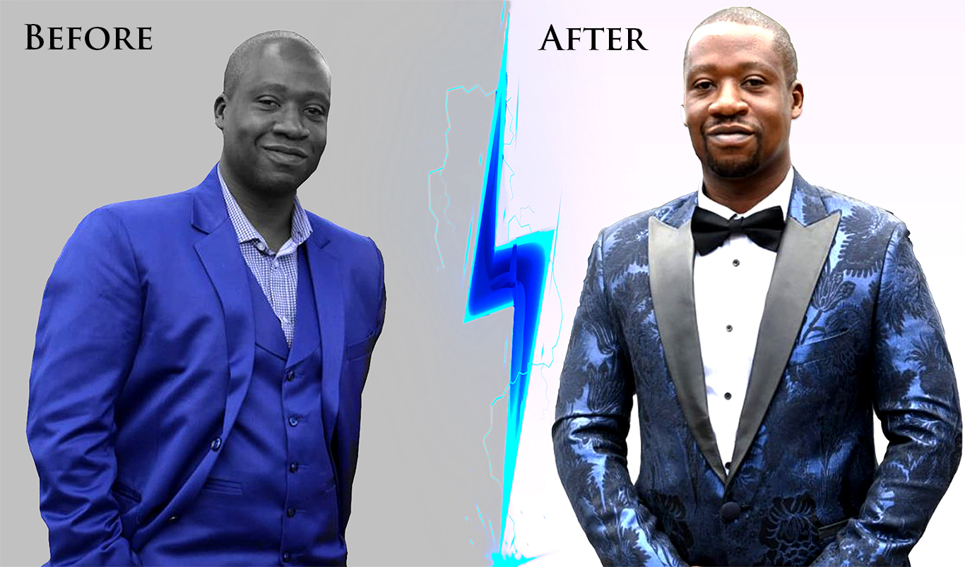 Blue designer tuxedo jacket Nairobi Kenya Kisumu