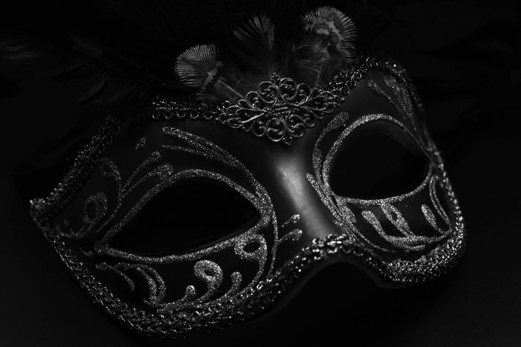 Masquerade party mask Nairobi black