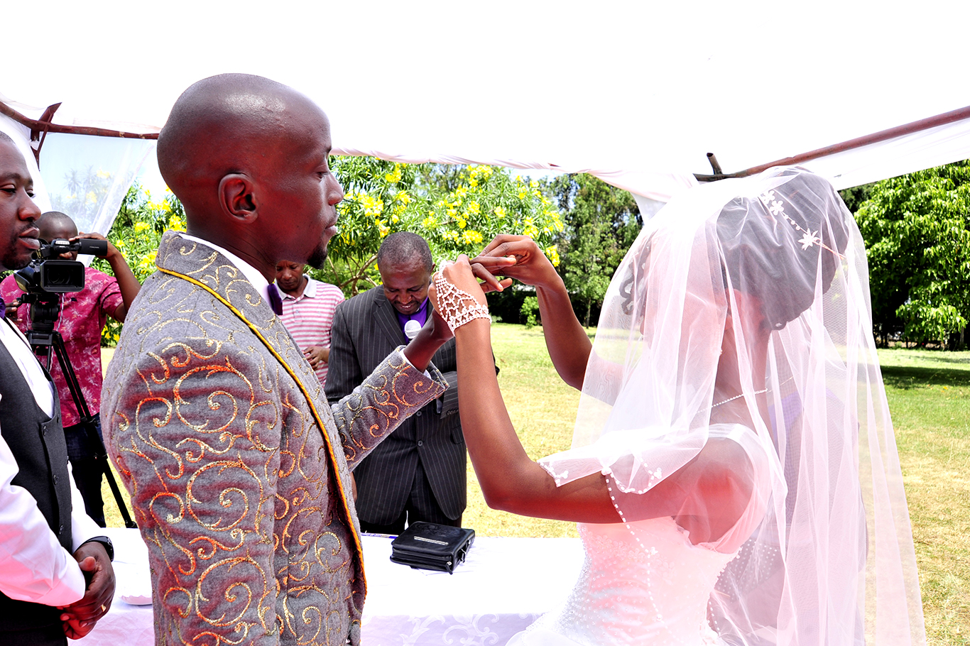 Unique wedding jackets for the groom in Kenya