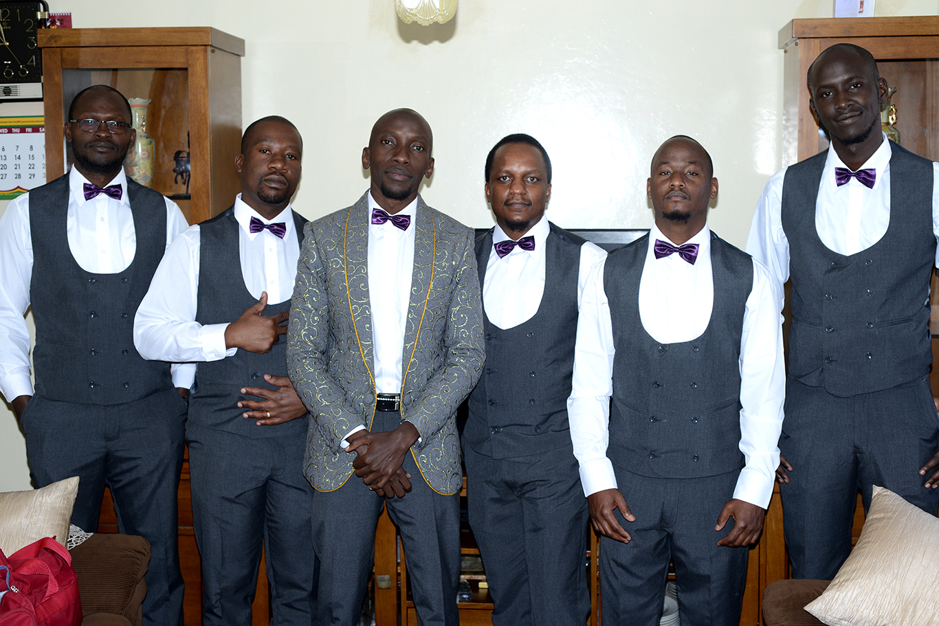 Wedding Kenya groomsmen
