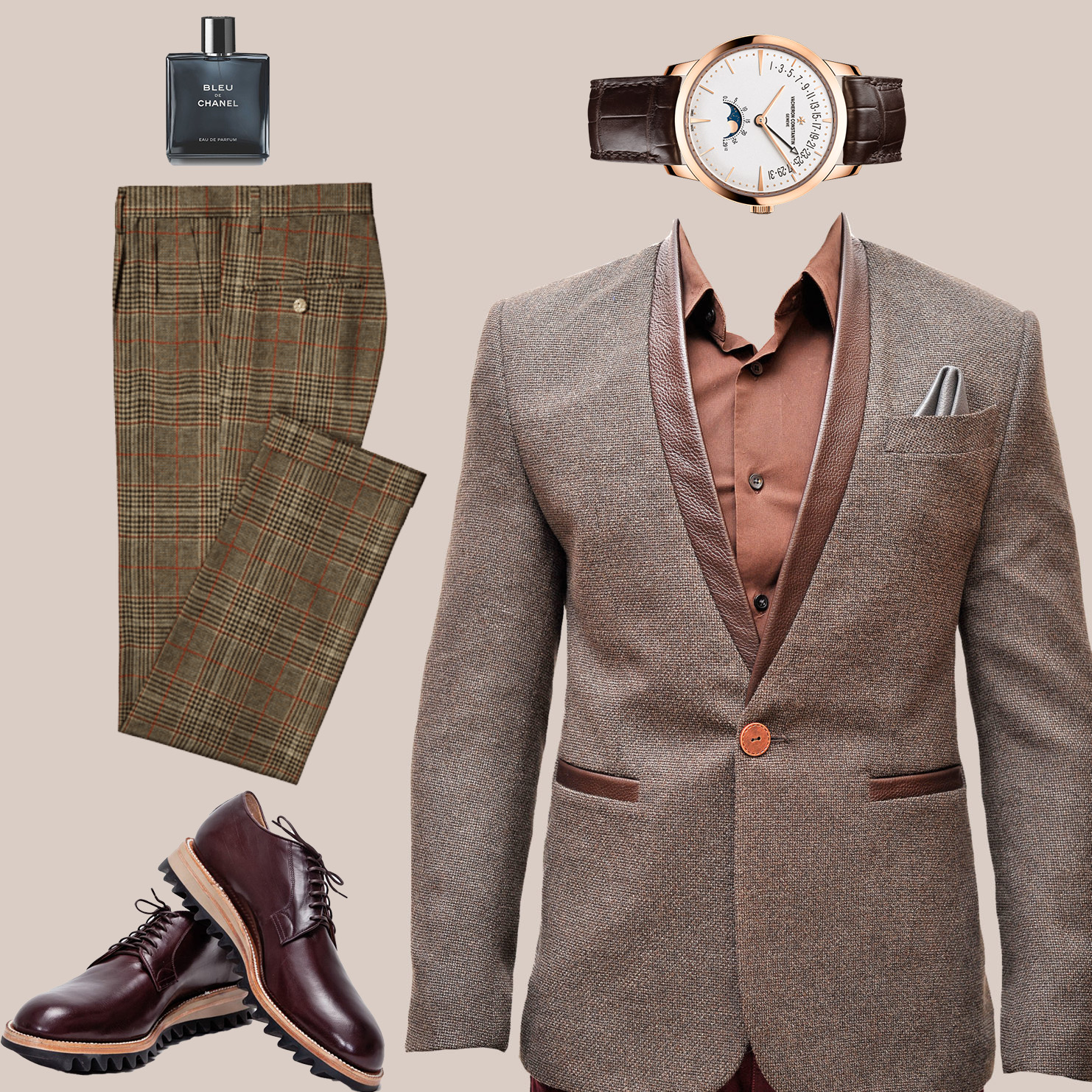 sports coat wedding guest outfit for men