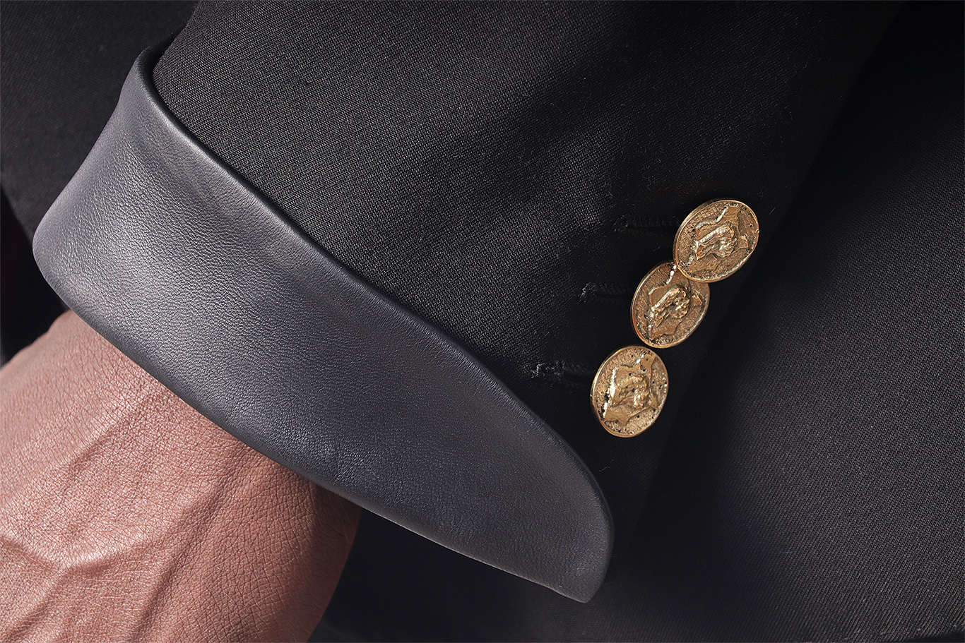 made in Kenya custom tuxedo metal buttons