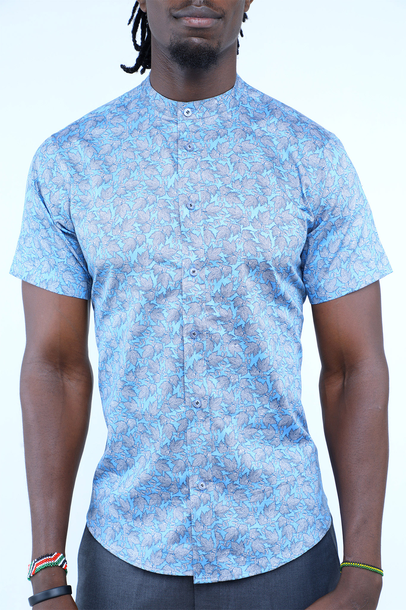 blue designer shirt for men nairobi kenya