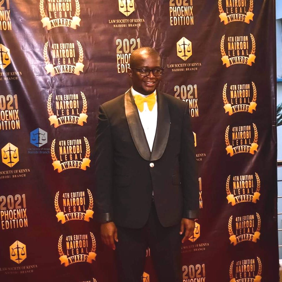 Eric Theuri award ceremony tuxedo Nairobi Kenya