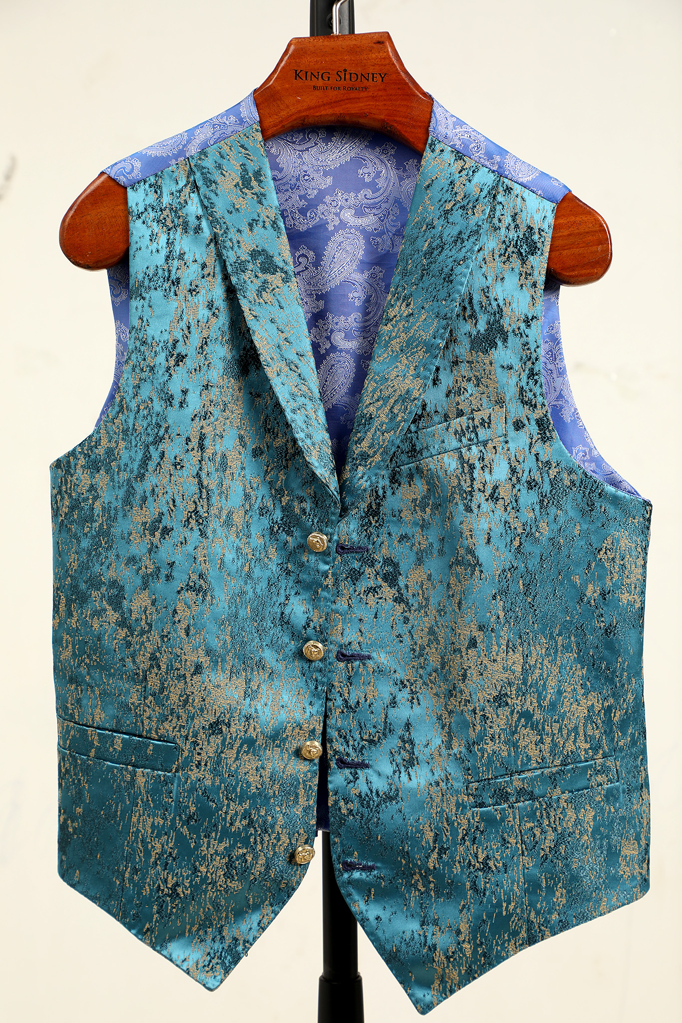 blue designer mens waistcoat Nairobi Kenya