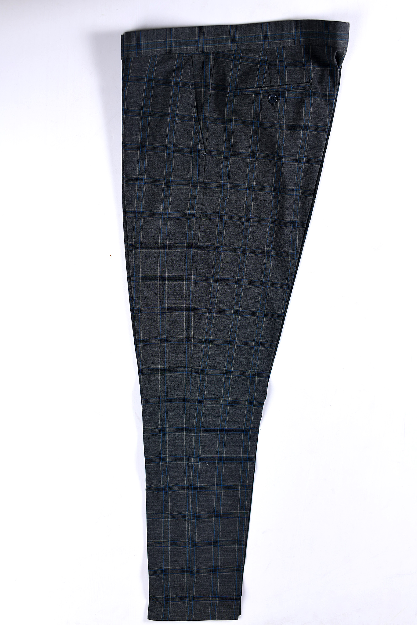 Buy LOUIS PHILIPPE Textured Polyester Blend Slim Fit Men's Formal Trousers  | Shoppers Stop