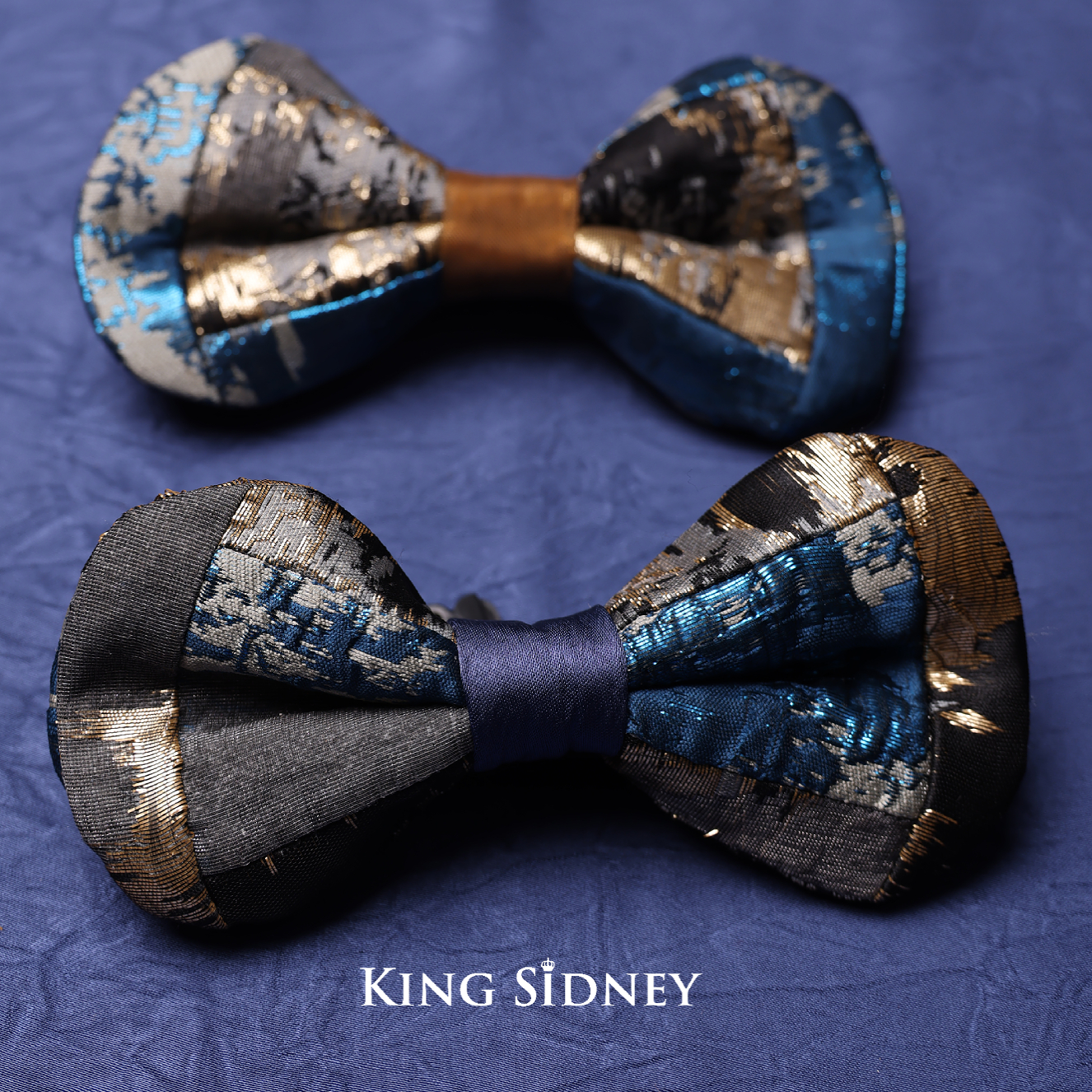 Wedding groom and wedding best man wedding bow tie set