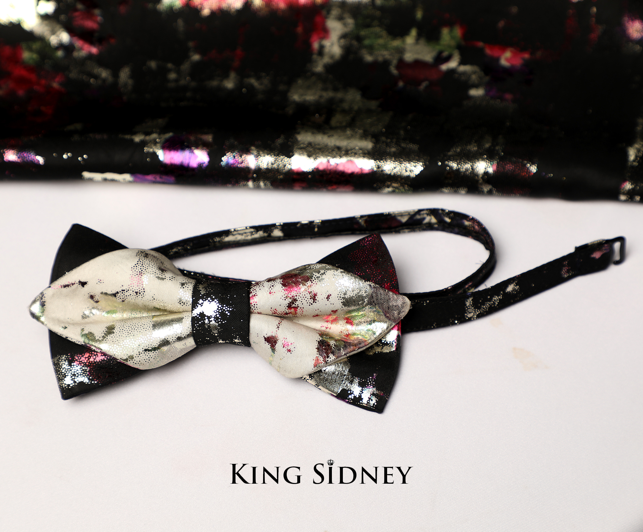 white-black-wedding-silk-bow-tie White and black shimmery silk wedding bow tie Kenya Uganda South Sudan Tanzania