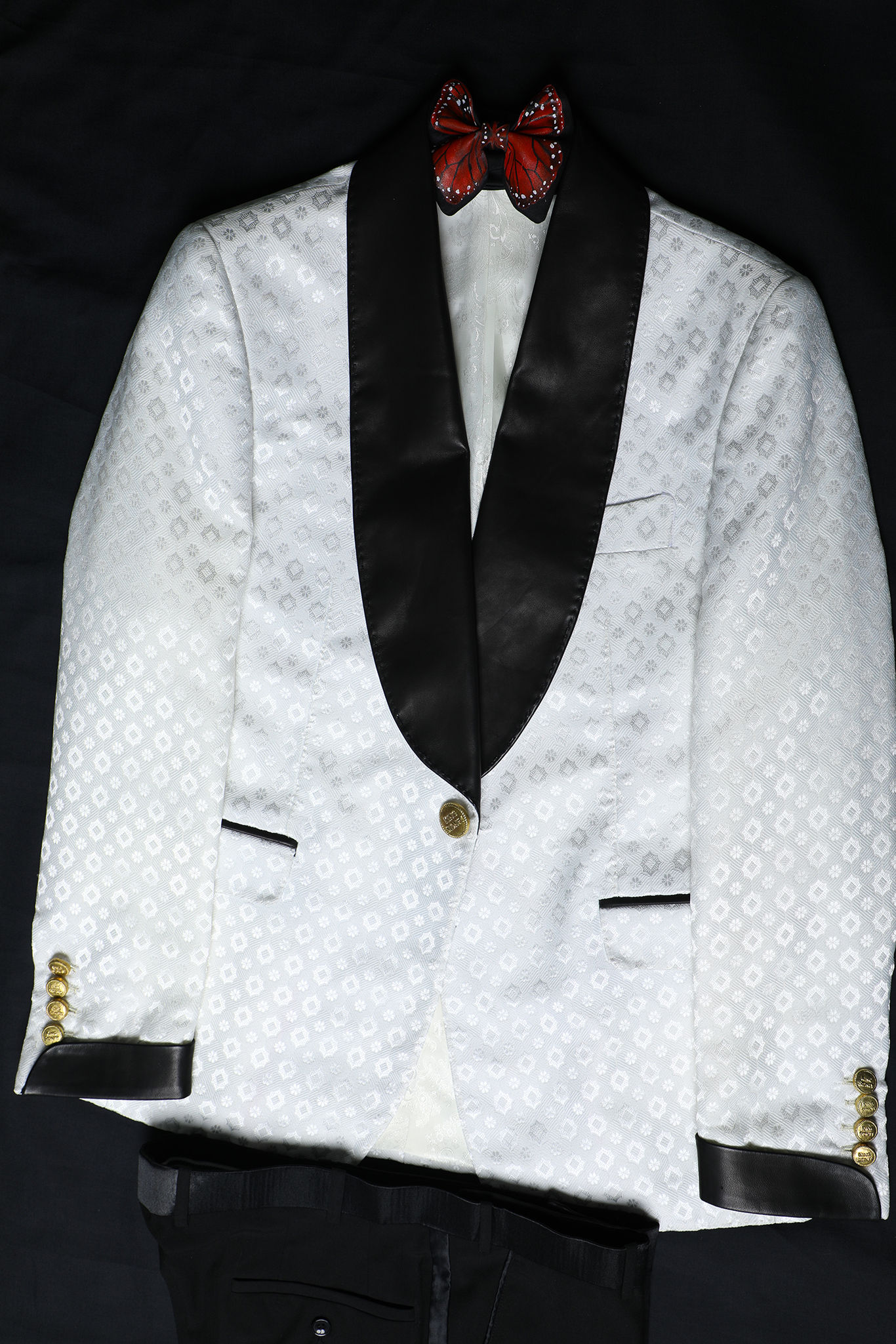 Ivory white cool wedding tuxedo Nairobi Kenya