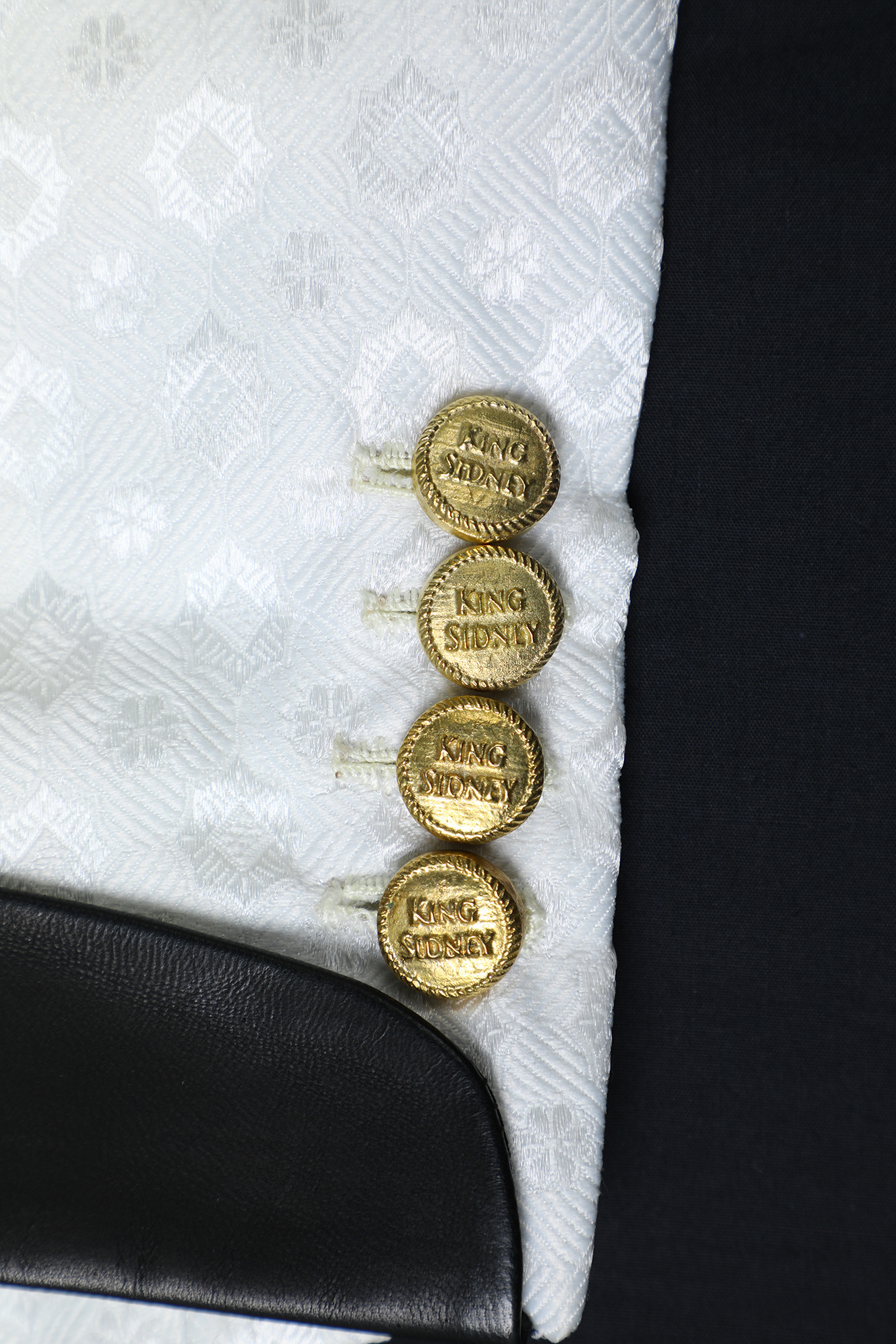 King Sidney wedding tuxedo buttons
