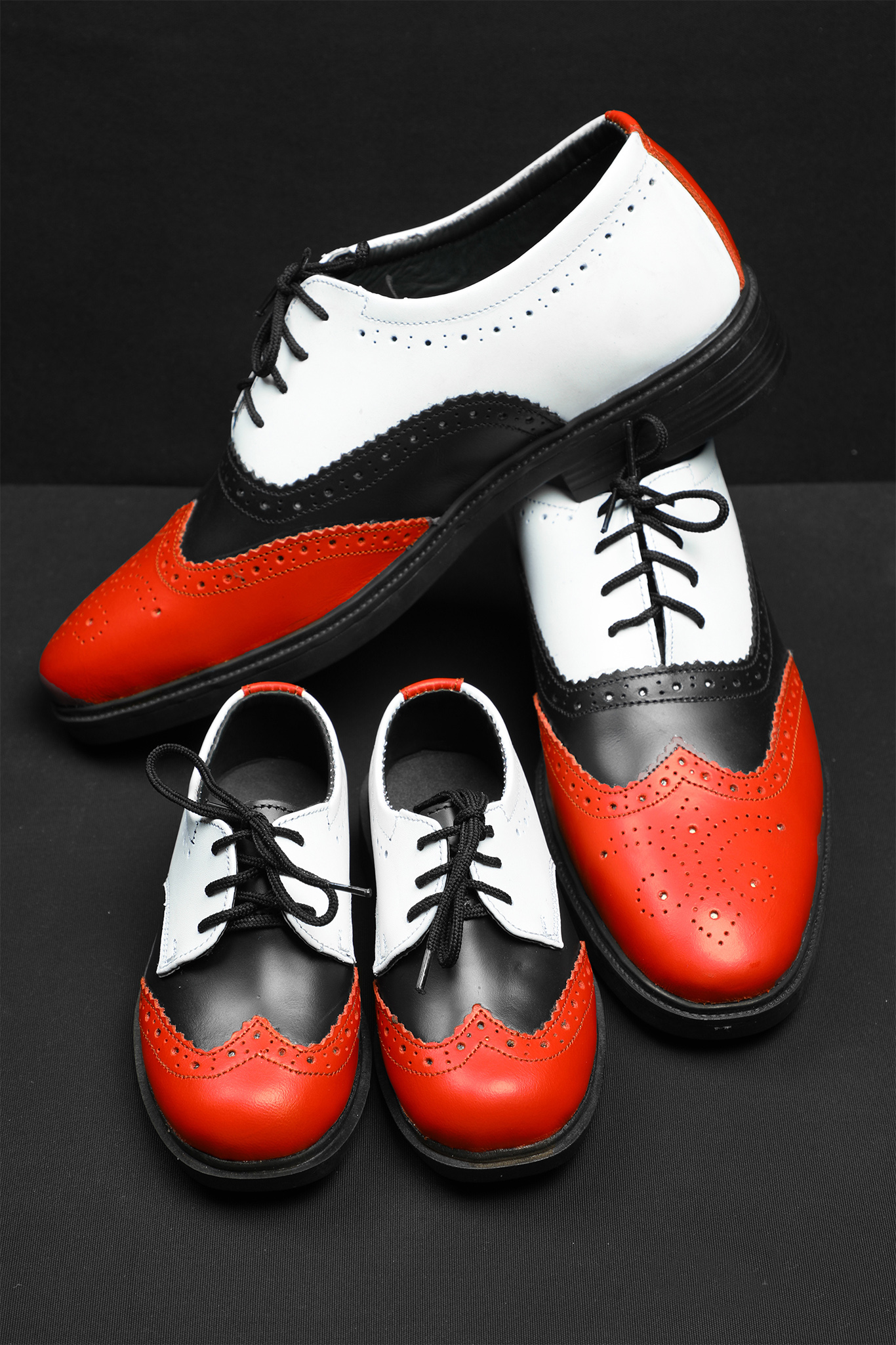 Red white and black multicolor shoes for men Nairobi Kenya