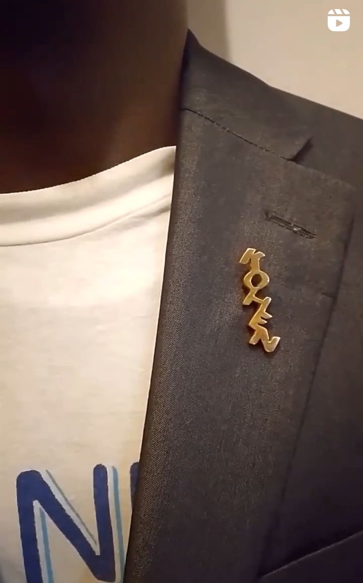 Custom metal lapel brooch of the name Custom metal lapel brooch of the name in Nairobi Kenya