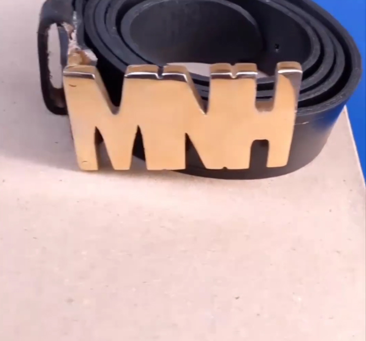 Custom initials metal belt kenya