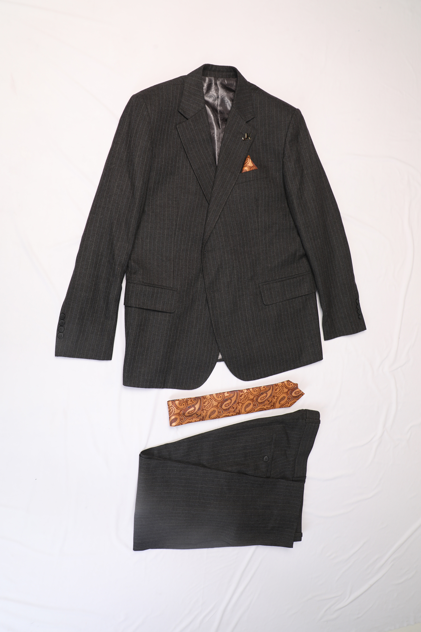 Wool pinstripe suit in Nairobi Kenya