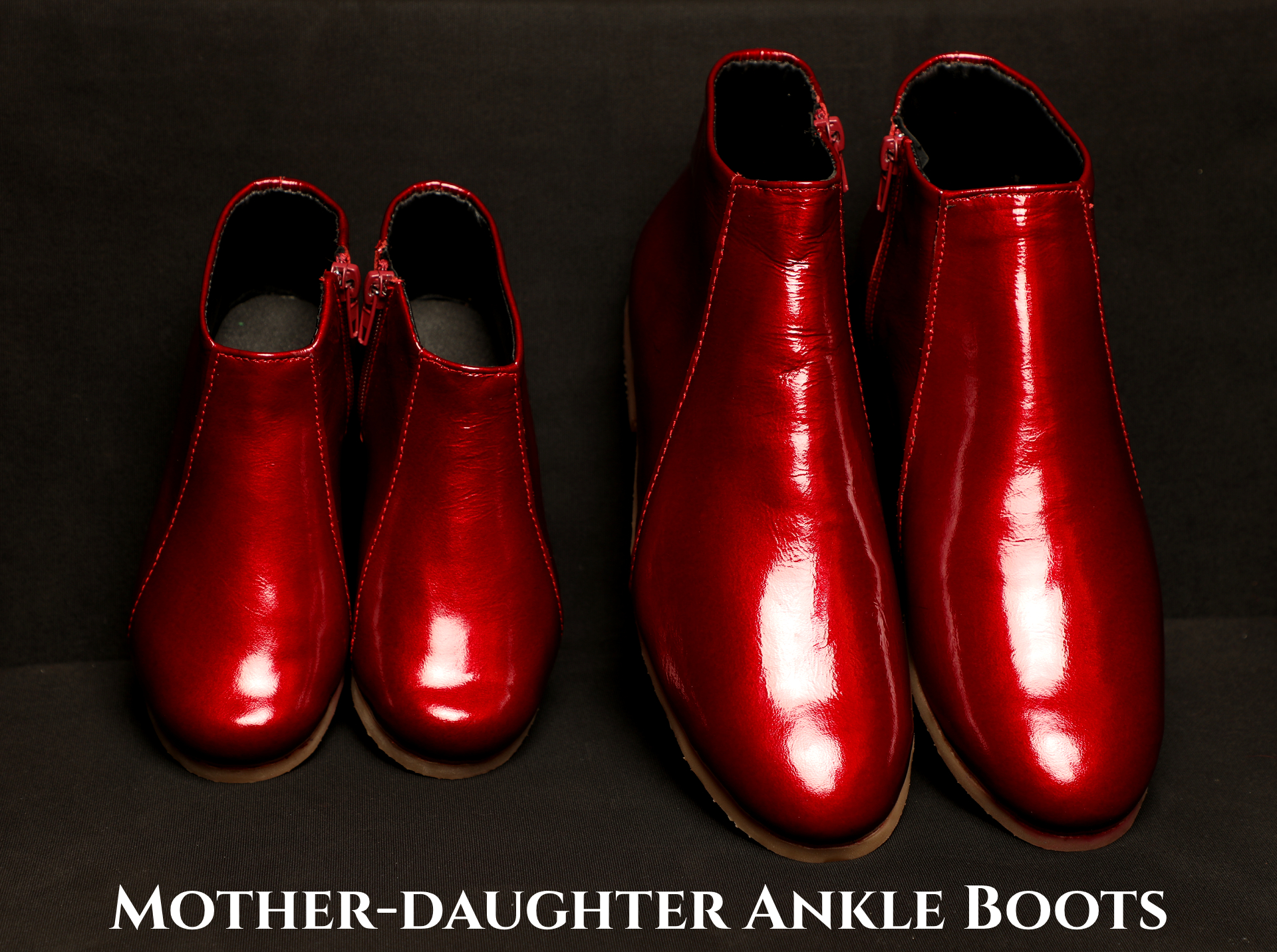 Mother daughter ankle boots for Church