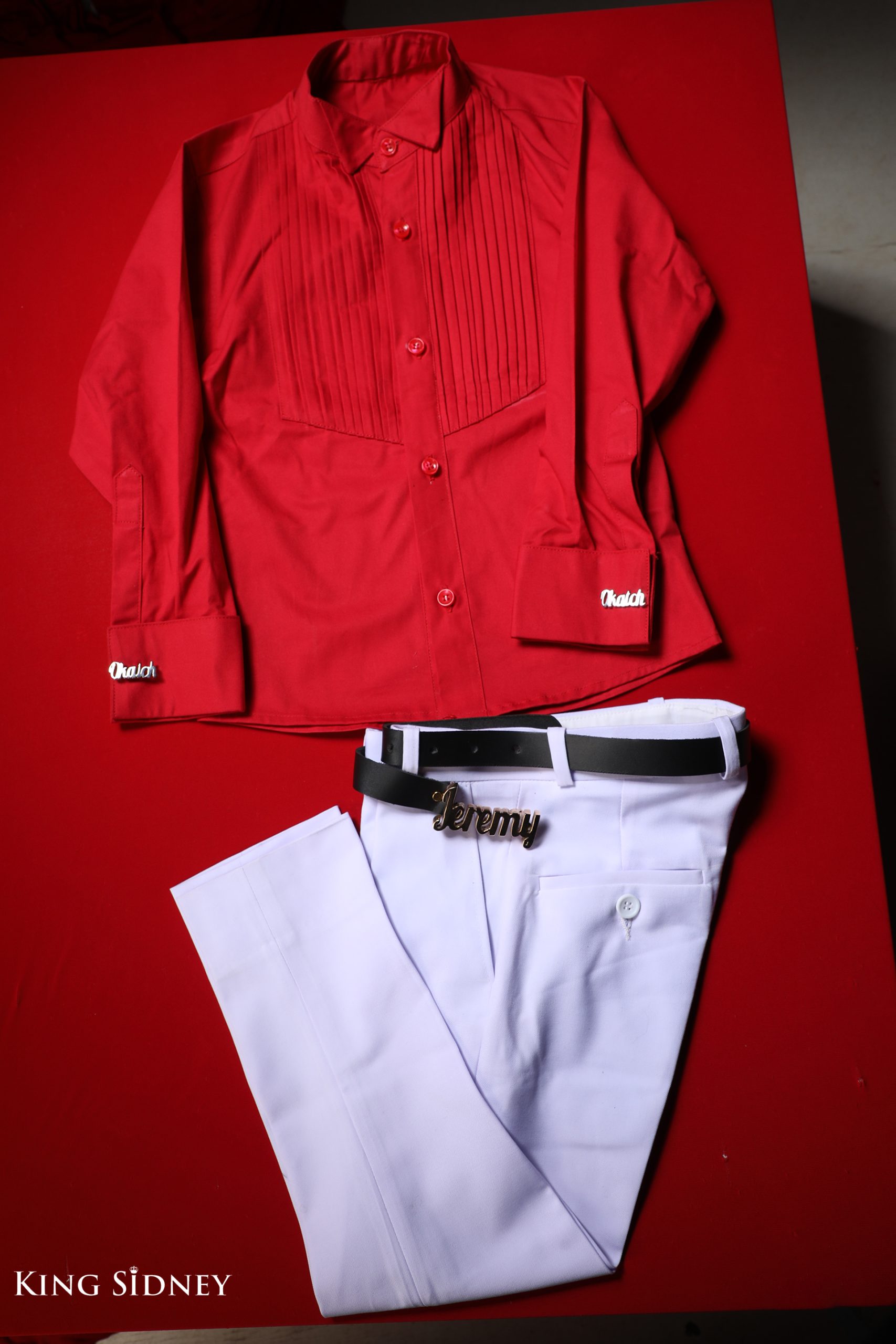Wedding suit for page boy Kenyan Wedding