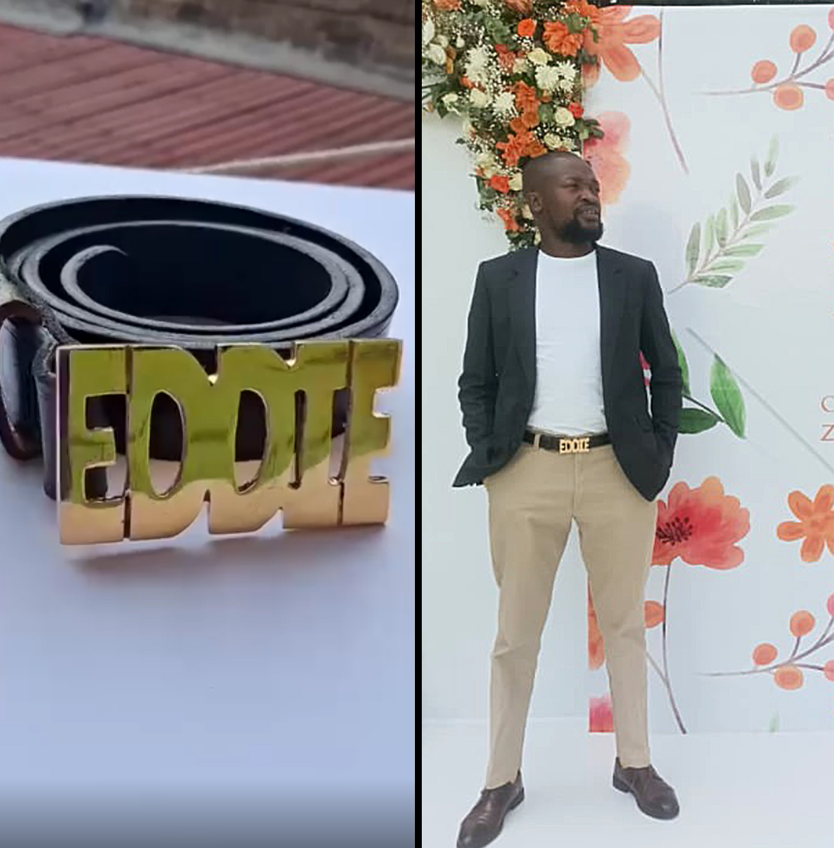 Custom metal belt unique birthday gift idea Kenya Uganda Tanzania Rwanda South Sudan